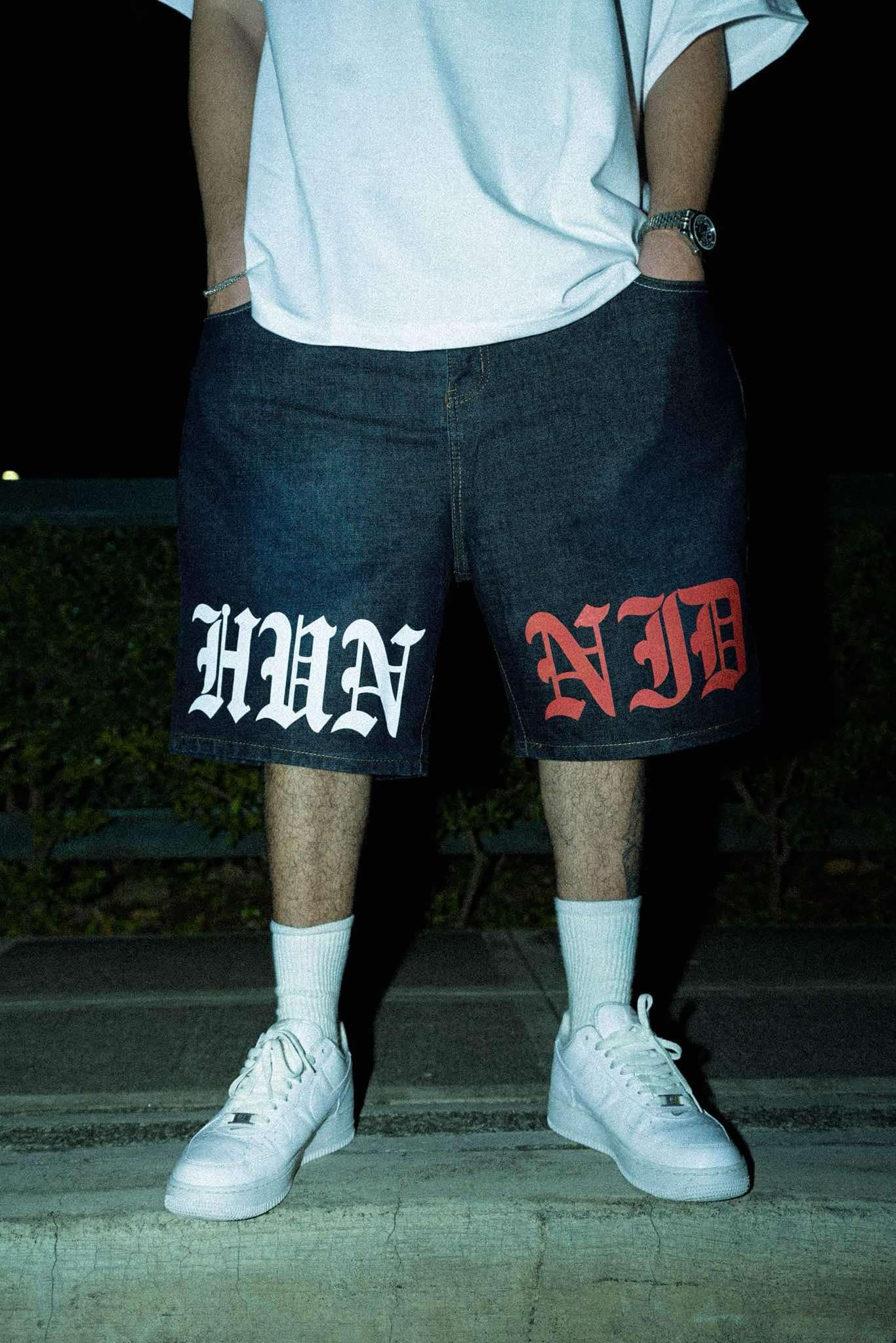 HUNNID ACID BLACK JORTS